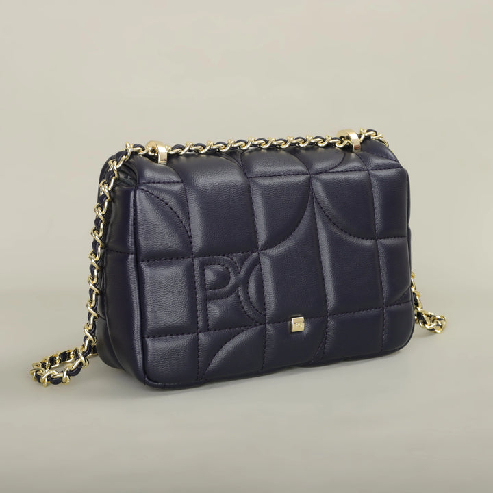 Nova women’s retro PU leather crossbody with geometric pattern

