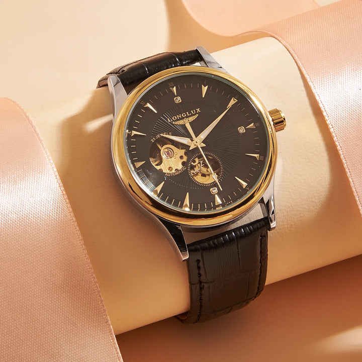 NOVA | Men's Skeleton Mechanical Watch – Automatic Movement,Waterproof