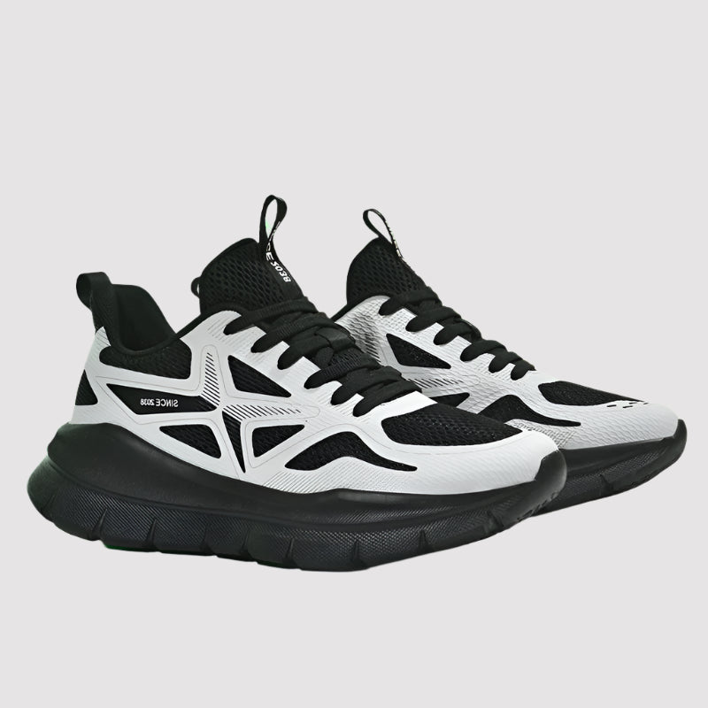 NOVA | Men’s Geometric Pattern Fabric Sneakers