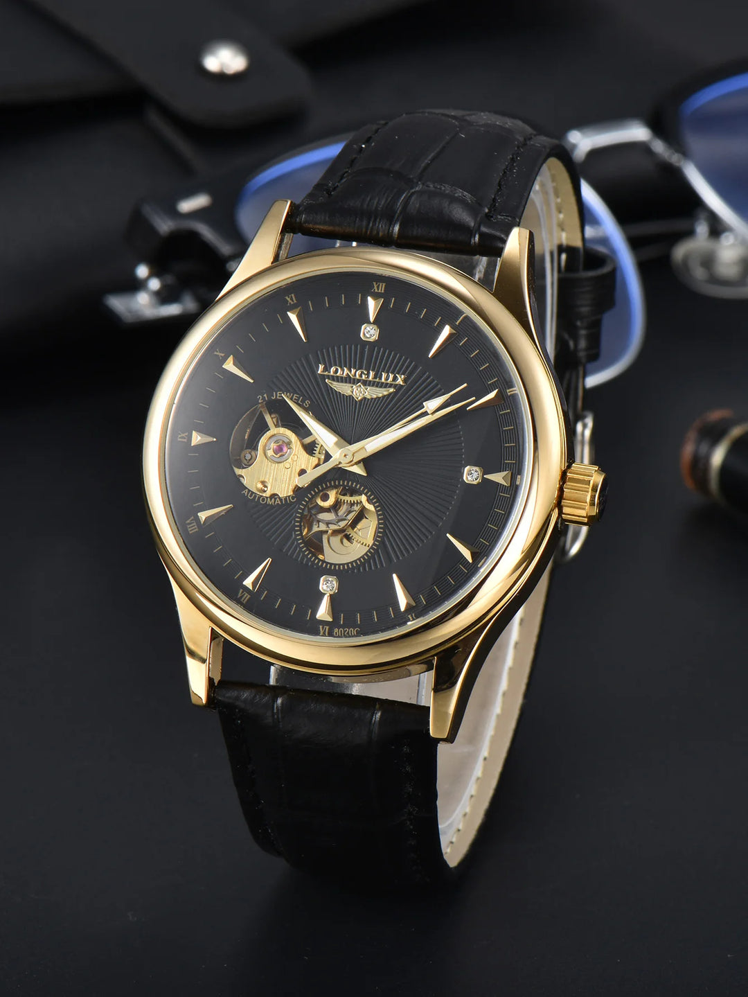 NOVA | Men's Skeleton Mechanical Watch – Automatic Movement,Waterproof