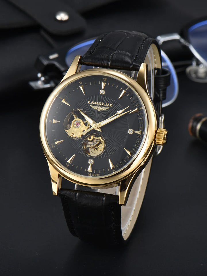 NOVA | Men's Skeleton Mechanical Watch – Automatic Movement,Waterproof