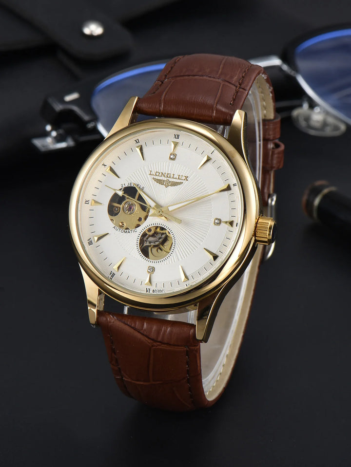 NOVA | Men's Skeleton Mechanical Watch – Automatic Movement,Waterproof