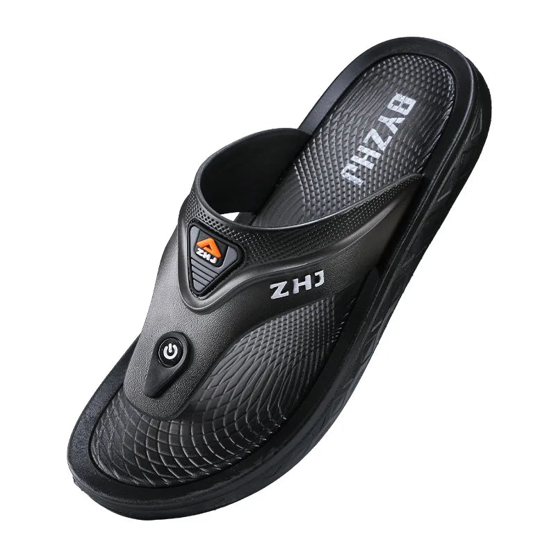 NOVA | Men’s Summer PU Flip-Flops – Flat Outdoor Casual Sandals