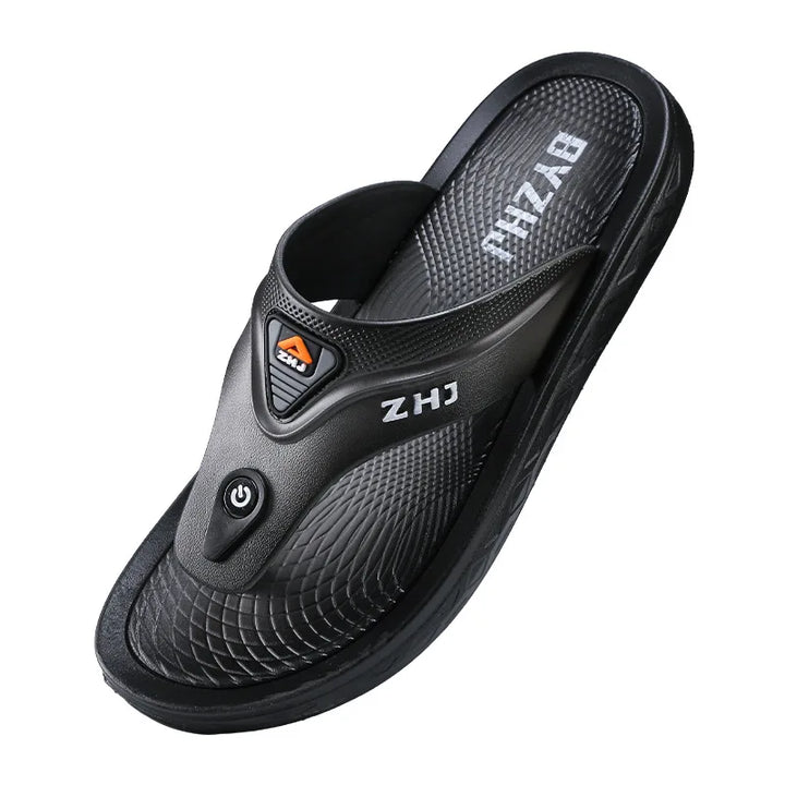 NOVA | Men’s Summer PU Flip-Flops – Flat Outdoor Casual Sandals