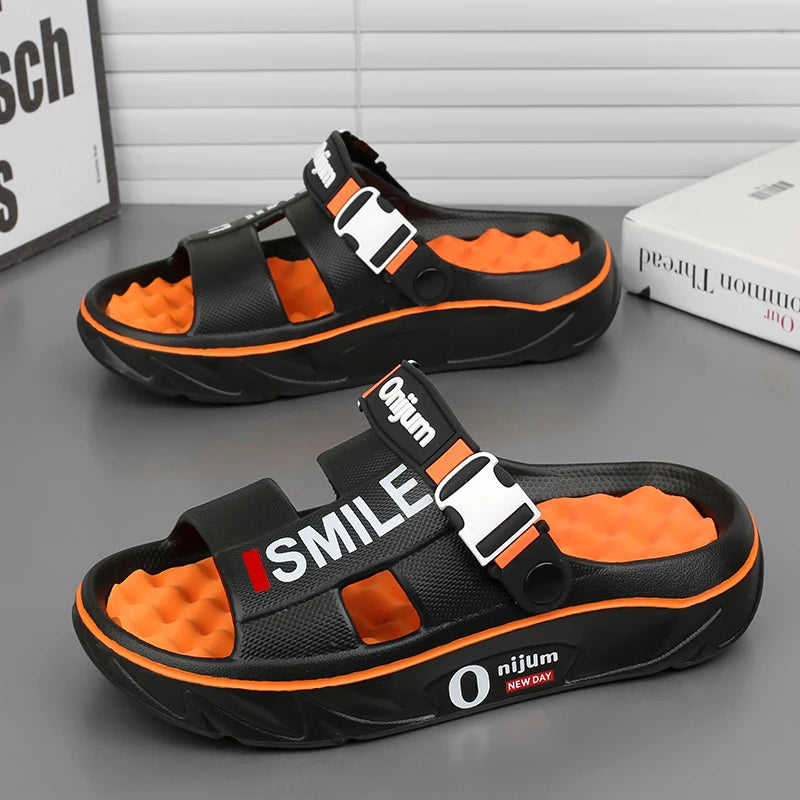 NOVA | Men’s EVA Slide Slippers for Summer with Flat Heel