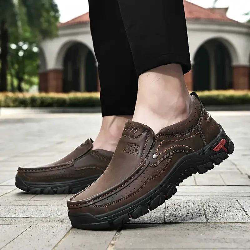 NOVA | Men's Leather Loafers Slip-On
