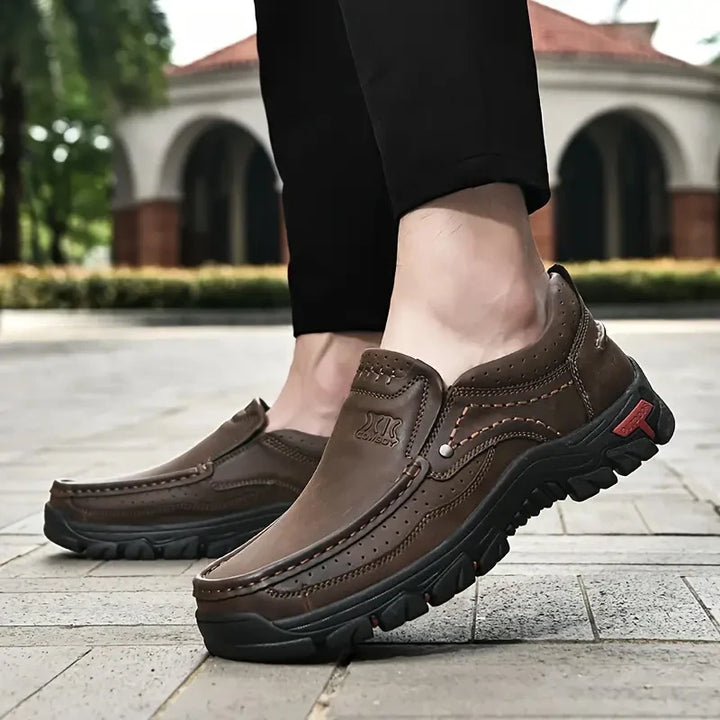 NOVA | Men's Leather Loafers Slip-On