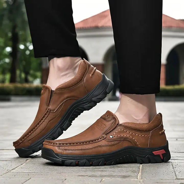 NOVA | Men's Leather Loafers Slip-On