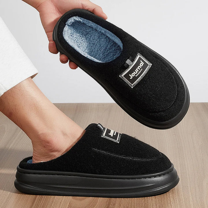 NOVA | Trendy Luxe Wool Slippers for Men