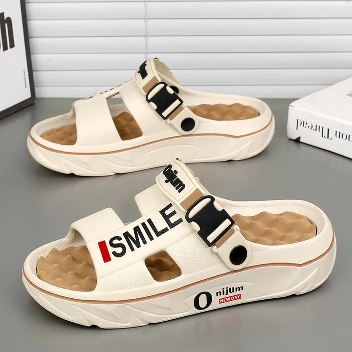 NOVA | Men’s EVA Slide Slippers for Summer with Flat Heel