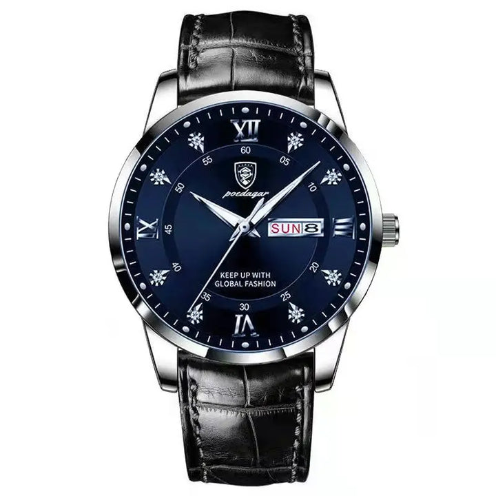 NOVA | Men's Quartz Watch with Leather Strap