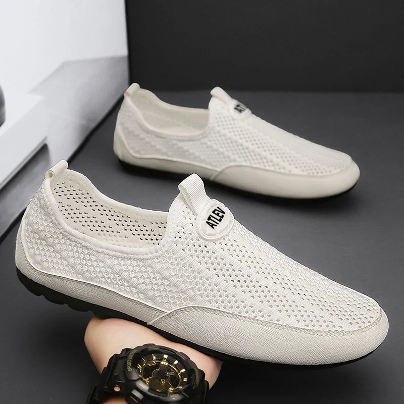 NOVA | Men’s Lightweight Mesh Loafers – Breathable Slip-On Summer