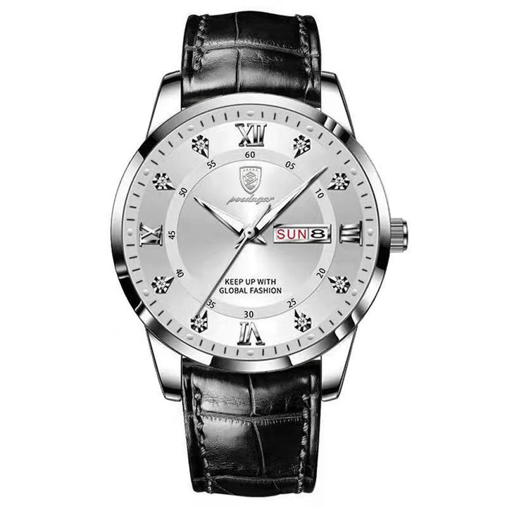 NOVA | Men's Quartz Watch with Leather Strap