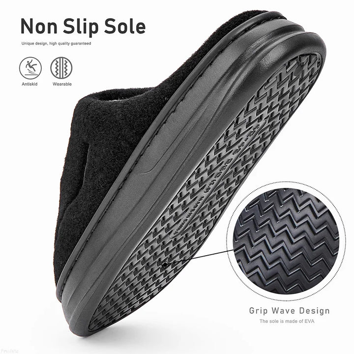 NOVA | Classic Men's Wool Slippers for Relaxing