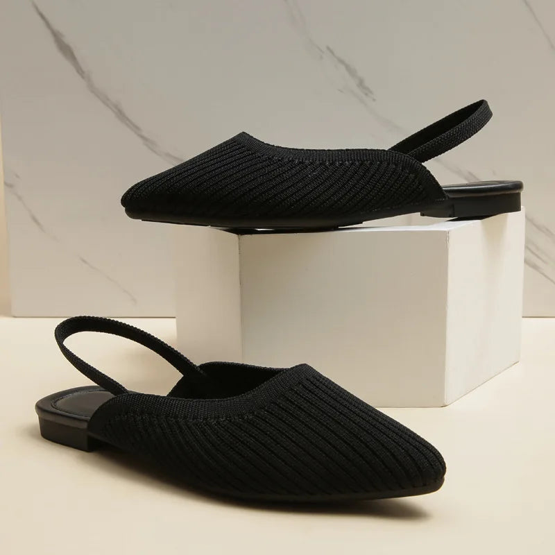 NOVA | Women's Stretch Slingback Flat Sandals