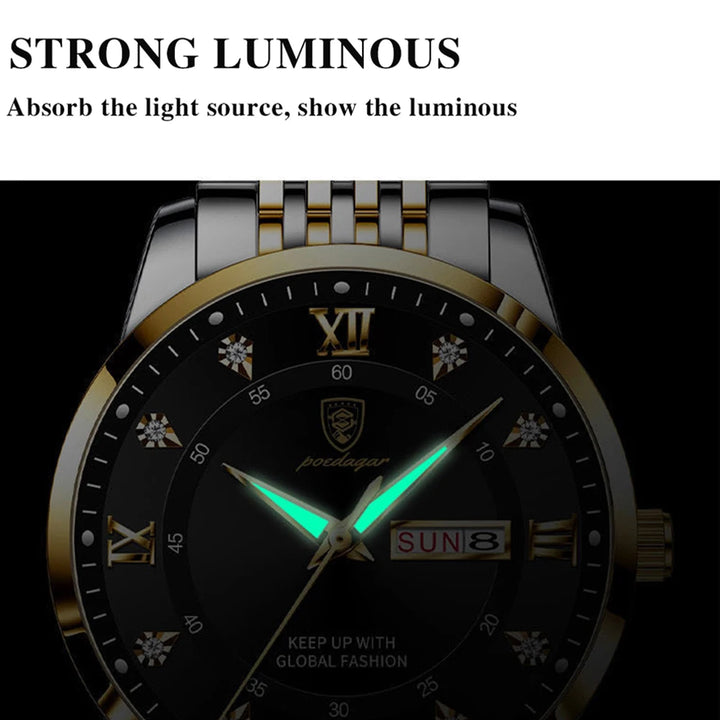 NOVA | Men's Quartz Watch with Leather Strap