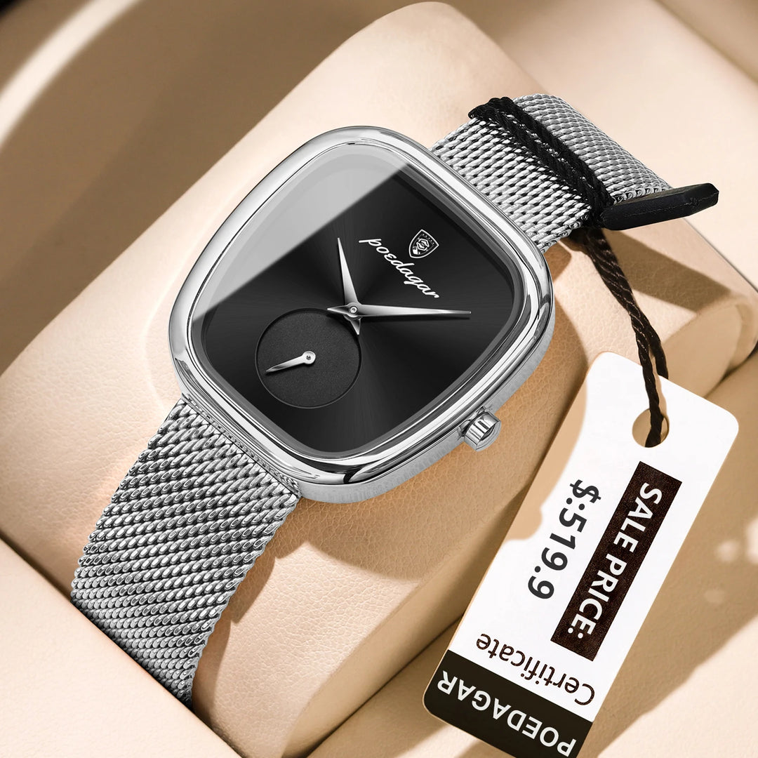NOVA | Women's Irregular Stainless Steel Quartz Watch