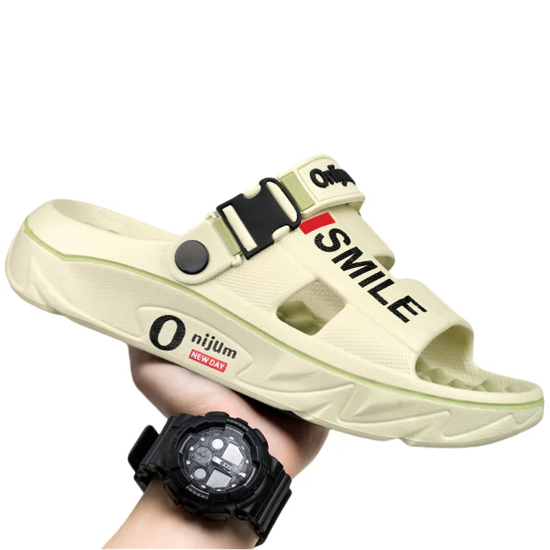 NOVA | Men’s EVA Slide Slippers for Summer with Flat Heel